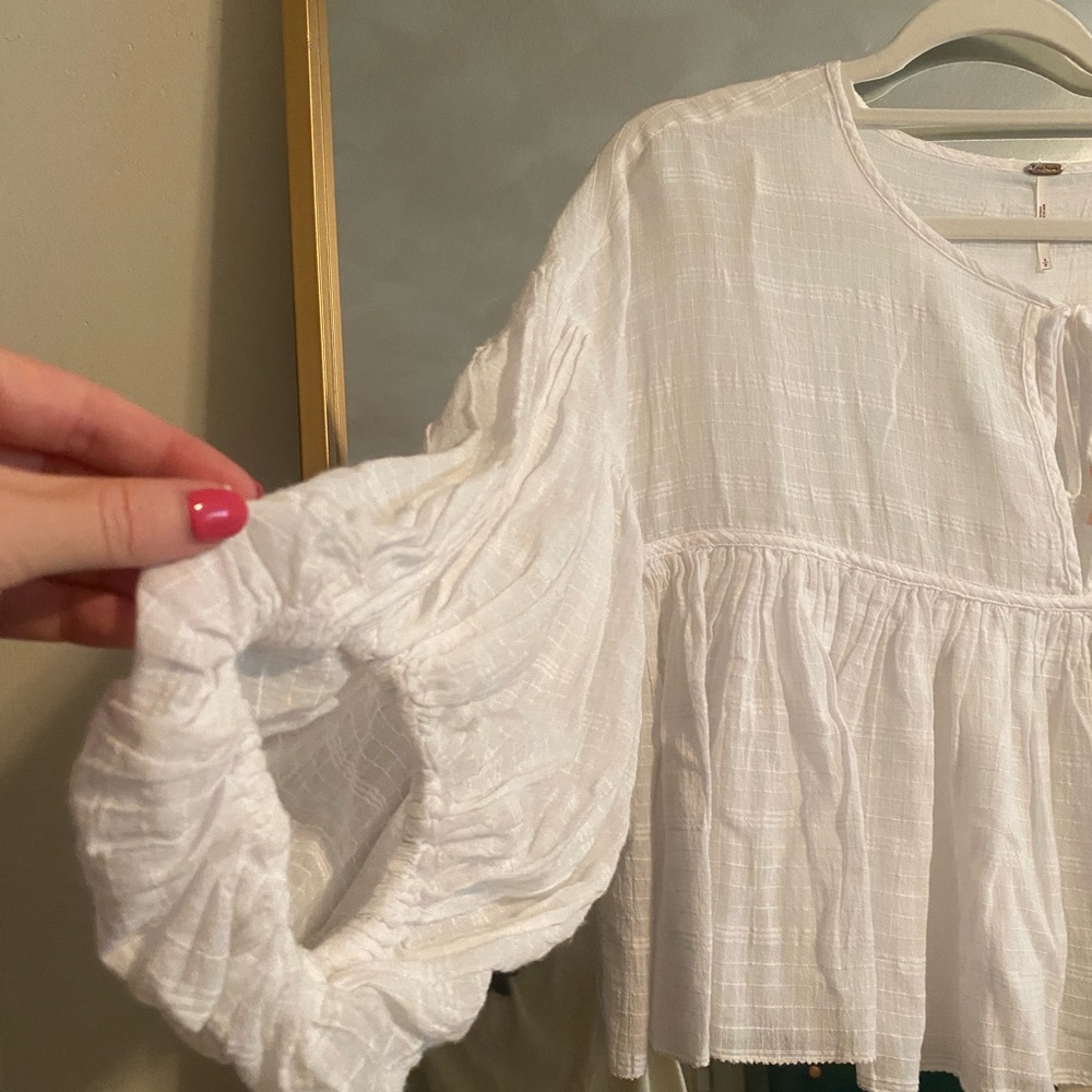 Free People Cropped Shirt